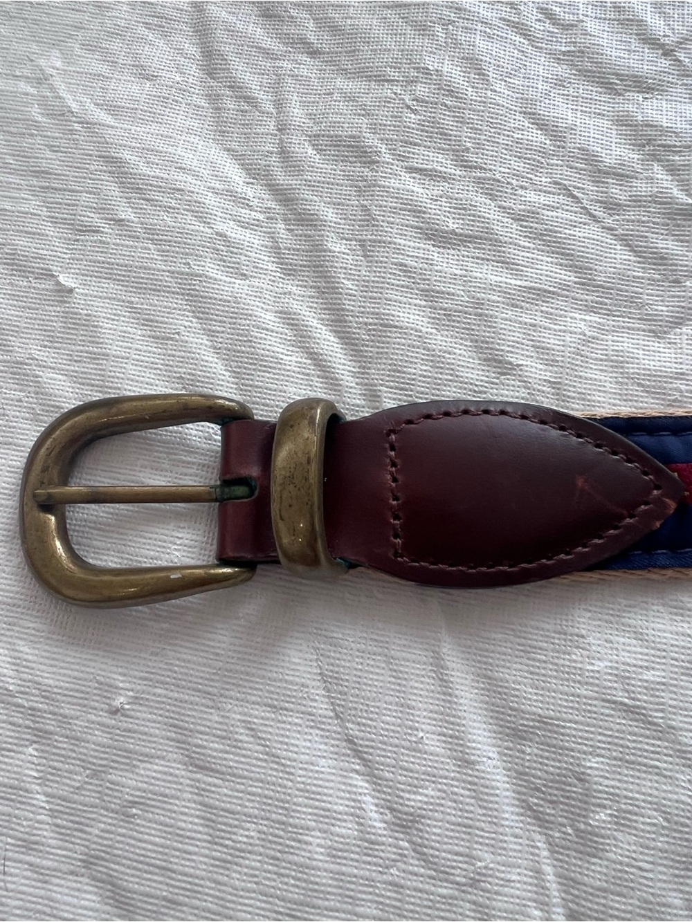 YRI Exeter NH Pinehurst No 2 US Open Golf 2005 Ribbon Belt Size 40/100 Blue